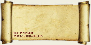 Isidora Raković vizit kartica